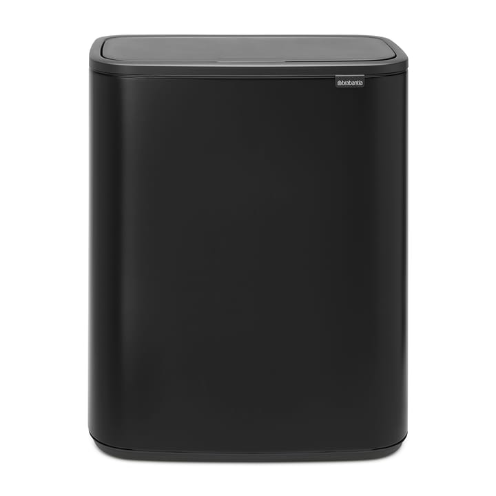 Kosz Bo Touch Bin 2x30 L - Matowa czerń - Brabantia