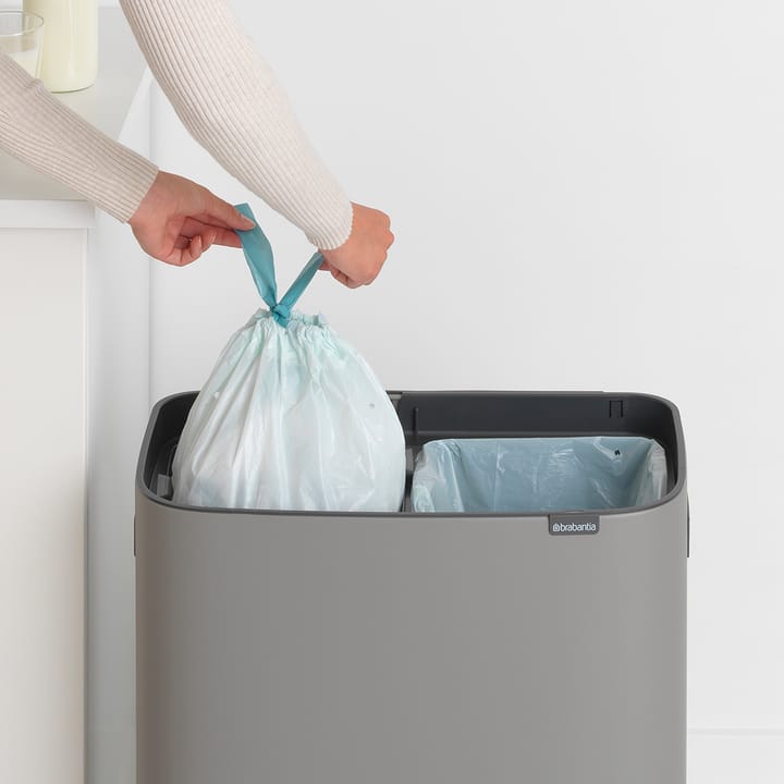 Kosz Bo Touch Bin 2x30 L, Mineral concrete grey Brabantia
