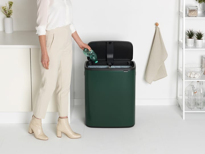 Kosz Bo Touch Bin 2x30 L, Pine green Brabantia