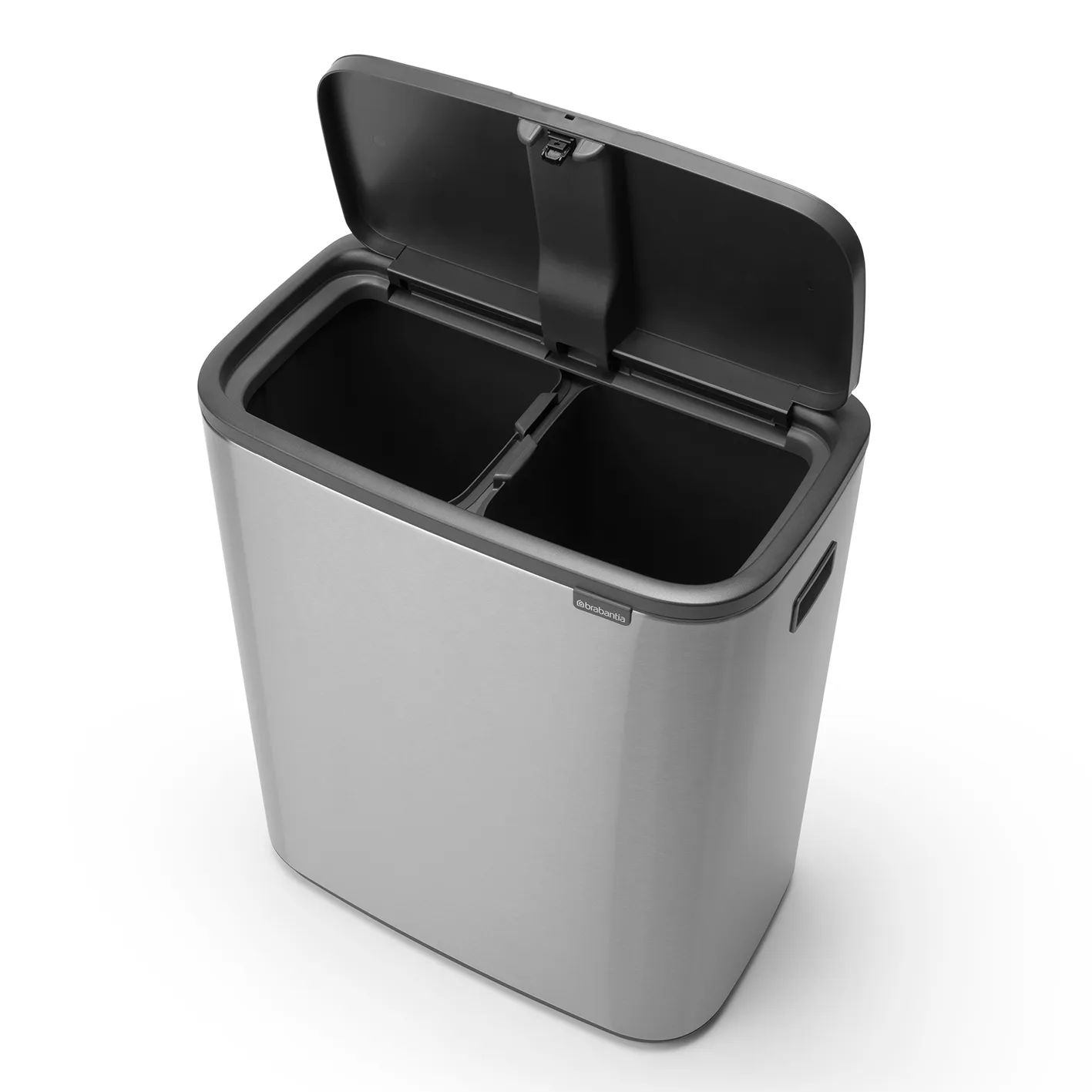 Kosz Bo Touch Bin 2x30 L, Stal szczotkowana matowa Brabantia