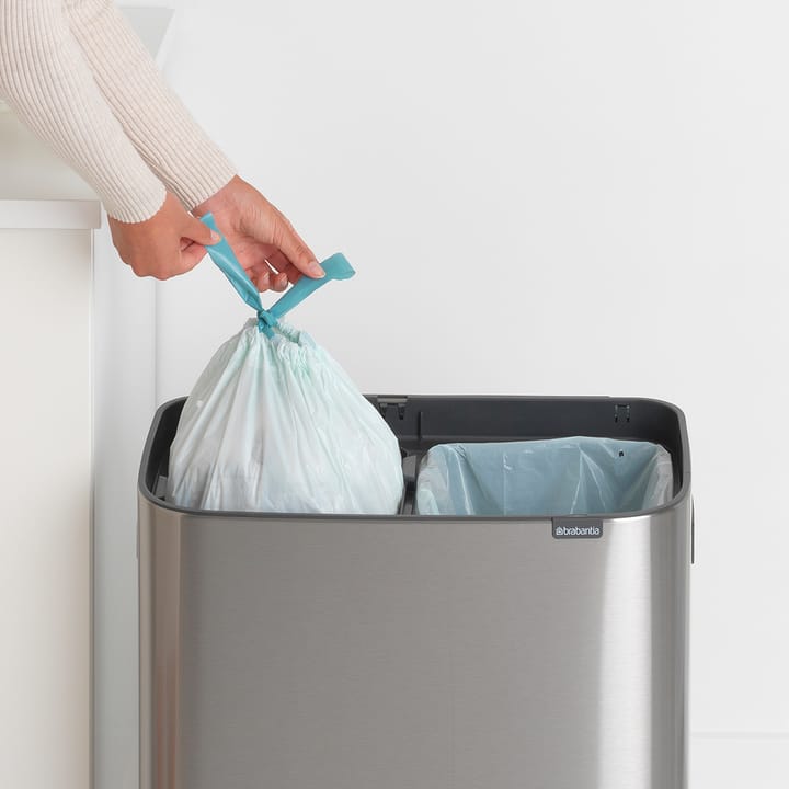 Kosz Bo Touch Bin 2x30 L - Stal szczotkowana matowa - Brabantia