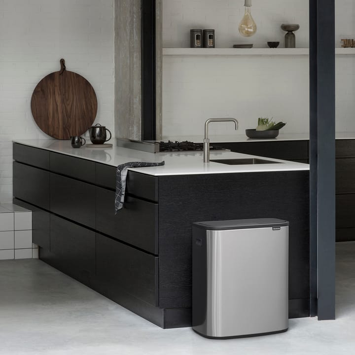 Kosz Bo Touch Bin 2x30 L, Stal szczotkowana matowa Brabantia
