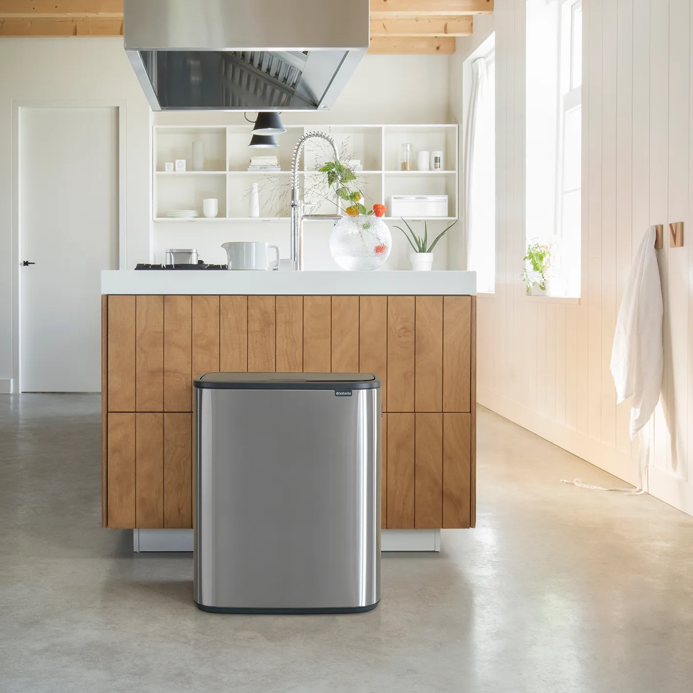 Kosz Bo Touch Bin 2x30 L, Stal szczotkowana matowa Brabantia