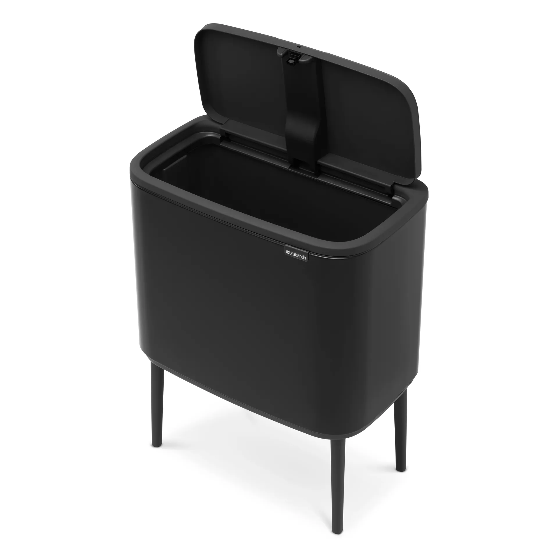Kosz Bo Touch Bin 36 l, Matowa czerń Brabantia