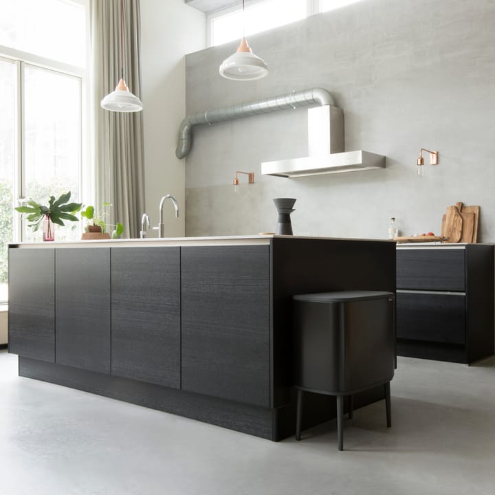 Kosz Bo Touch Bin 36 l, Matowa czerń Brabantia