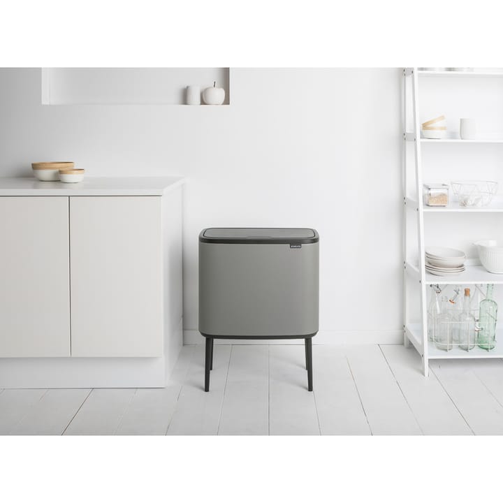 Kosz Bo Touch Bin 36 l, Mineral concrete grey Brabantia