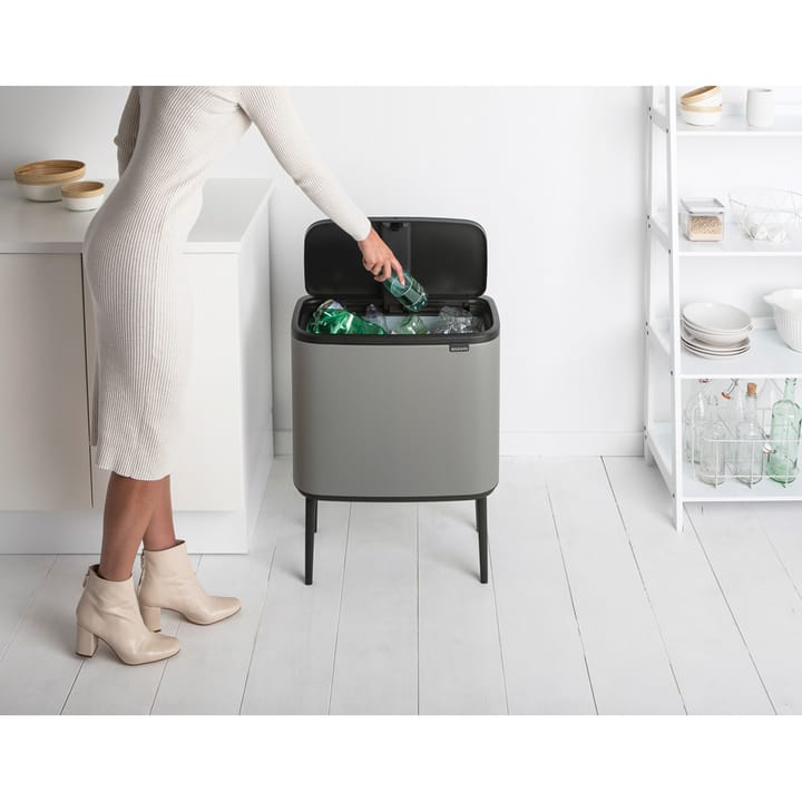 Kosz Bo Touch Bin 36 l, Mineral concrete grey Brabantia