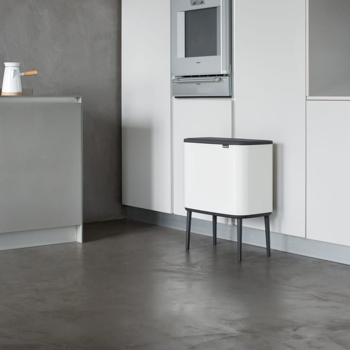 Kosz Bo Touch Bin 3x11 l, biały Brabantia