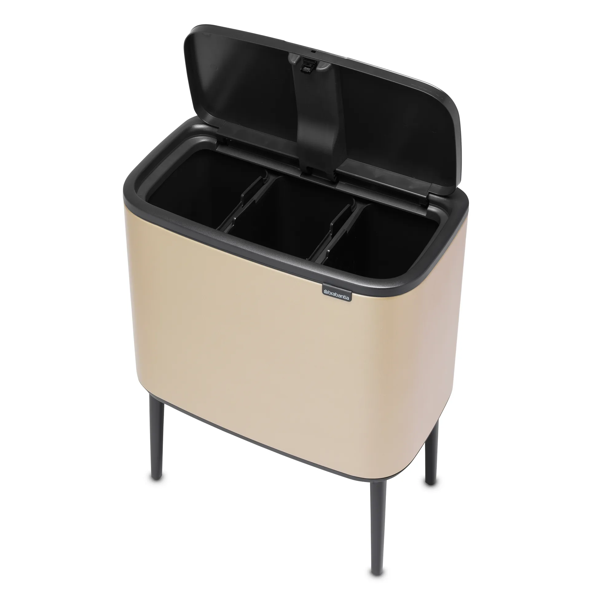 Kosz Bo Touch Bin 3x11 l, Champagne Brabantia