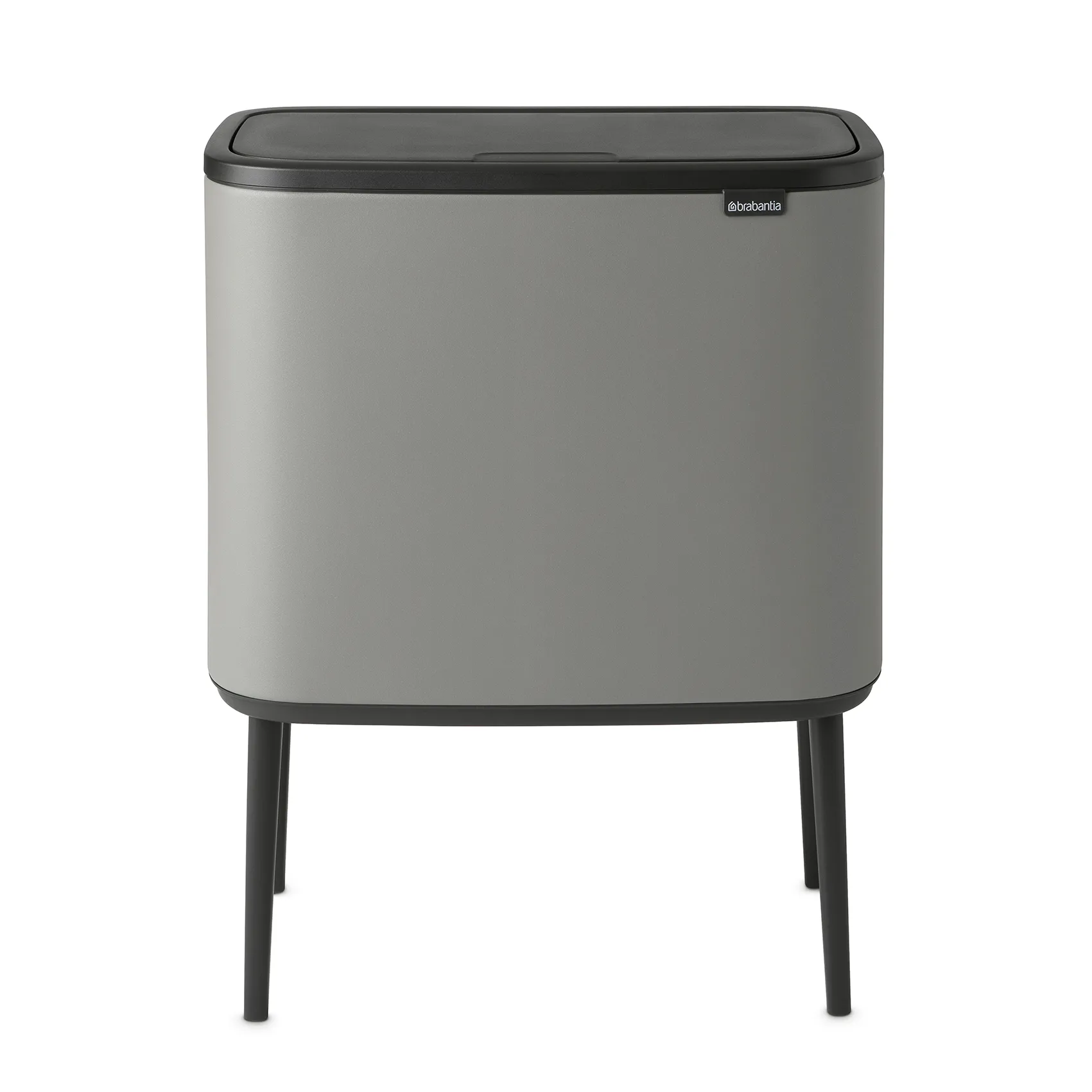 Kosz Bo Touch Bin 3x11 l, Mineral concrete grey Brabantia