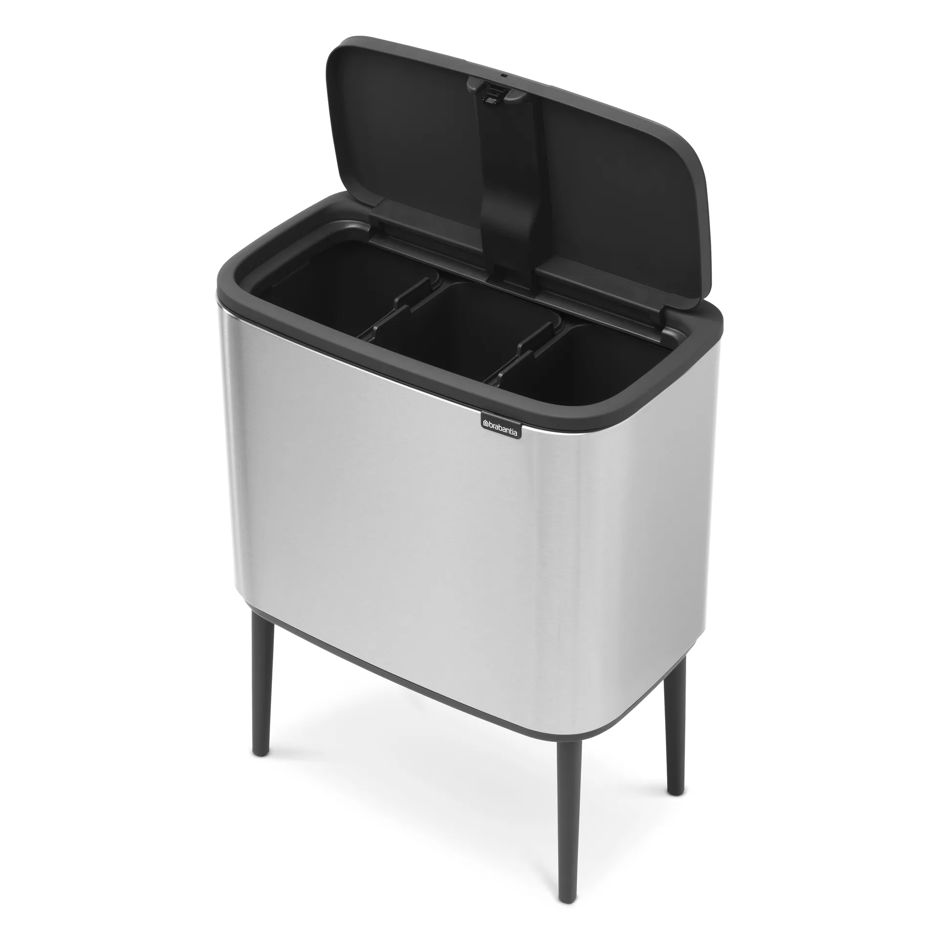 Kosz Bo Touch Bin 3x11 l, stal nierdzewna matowa Brabantia