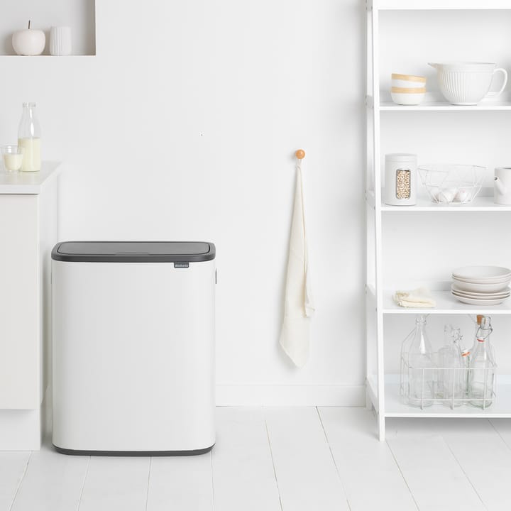 Kosz Bo Touch Bin 60 L, Biały Brabantia