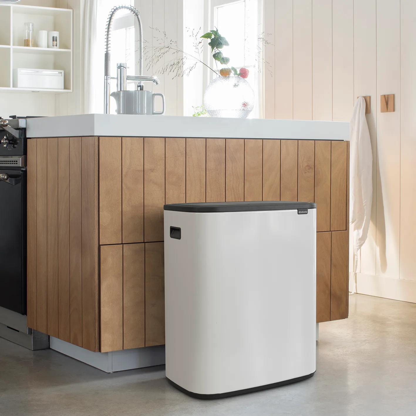 Kosz Bo Touch Bin 60 L, Biały Brabantia