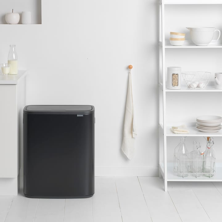 Kosz Bo Touch Bin 60 L, matowyczarny Brabantia