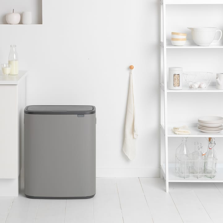 Kosz Bo Touch Bin 60 L, Mineral concrete grey Brabantia