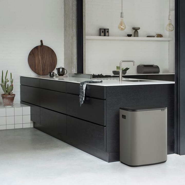 Kosz Bo Touch Bin 60 L, Mineral concrete grey Brabantia