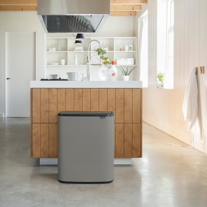 Kosz Bo Touch Bin 60 L, Mineral concrete grey Brabantia