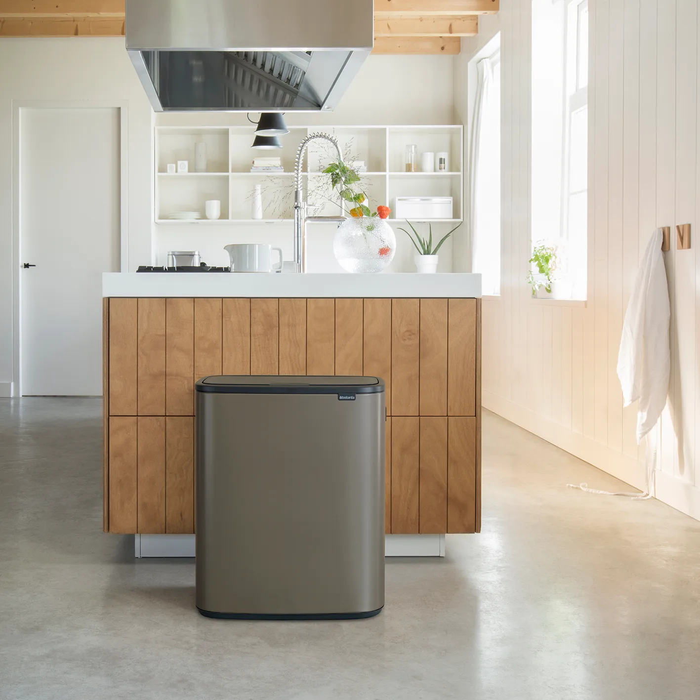 Kosz Bo Touch Bin 60 L, Platinum Brabantia