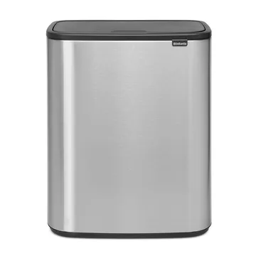 Kosz Bo Touch Bin 60 L - Stal matowa szczotkowana - Brabantia