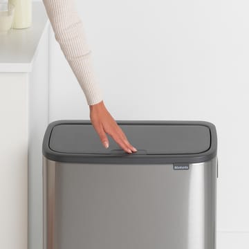 Kosz Bo Touch Bin 60 L - Stal matowa szczotkowana - Brabantia