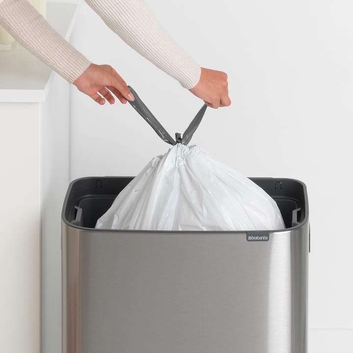 Kosz Bo Touch Bin 60 L - Stal matowa szczotkowana - Brabantia