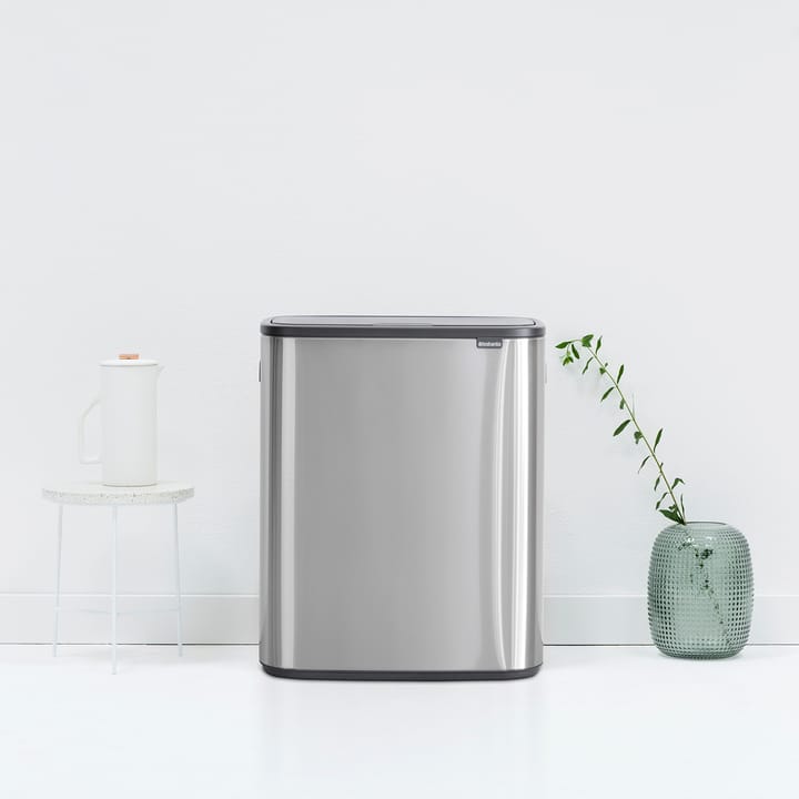 Kosz Bo Touch Bin 60 L, Stal matowa szczotkowana Brabantia