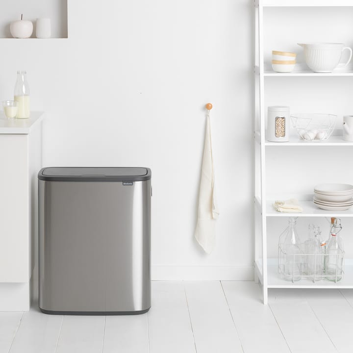 Kosz Bo Touch Bin 60 L, Stal matowa szczotkowana Brabantia