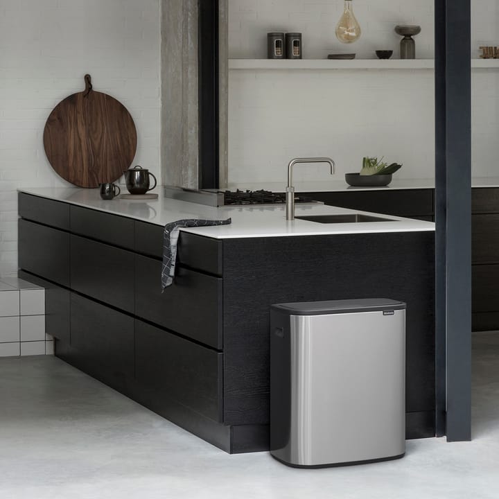 Kosz Bo Touch Bin 60 L, Stal matowa szczotkowana Brabantia