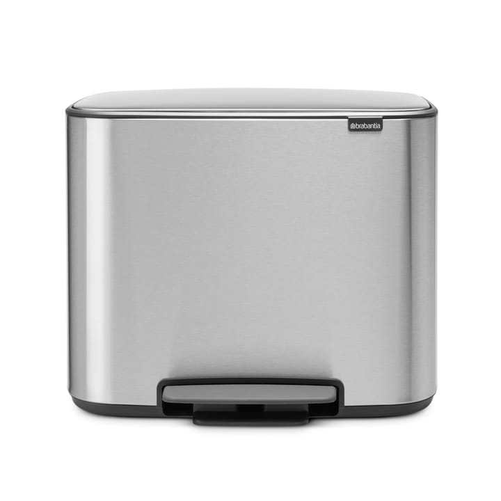 Kosz Bo z pedałem 36 l - mineral steel FFP - Brabantia