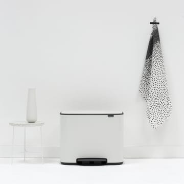 Kosz Bo z pedałem 3x11 l - biały - Brabantia