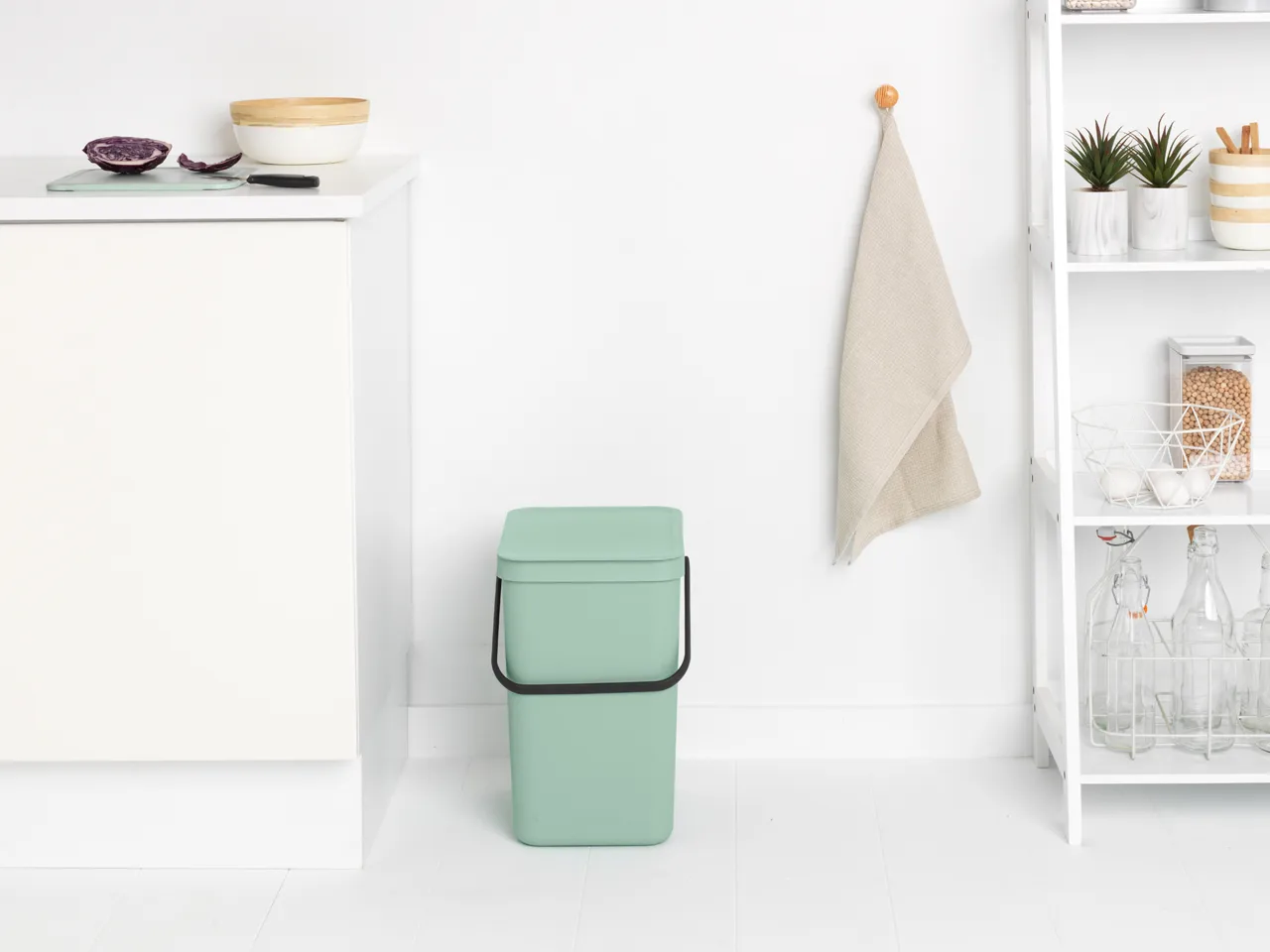Kosz na odpady Sort & Go 25 l, Jade Green Brabantia