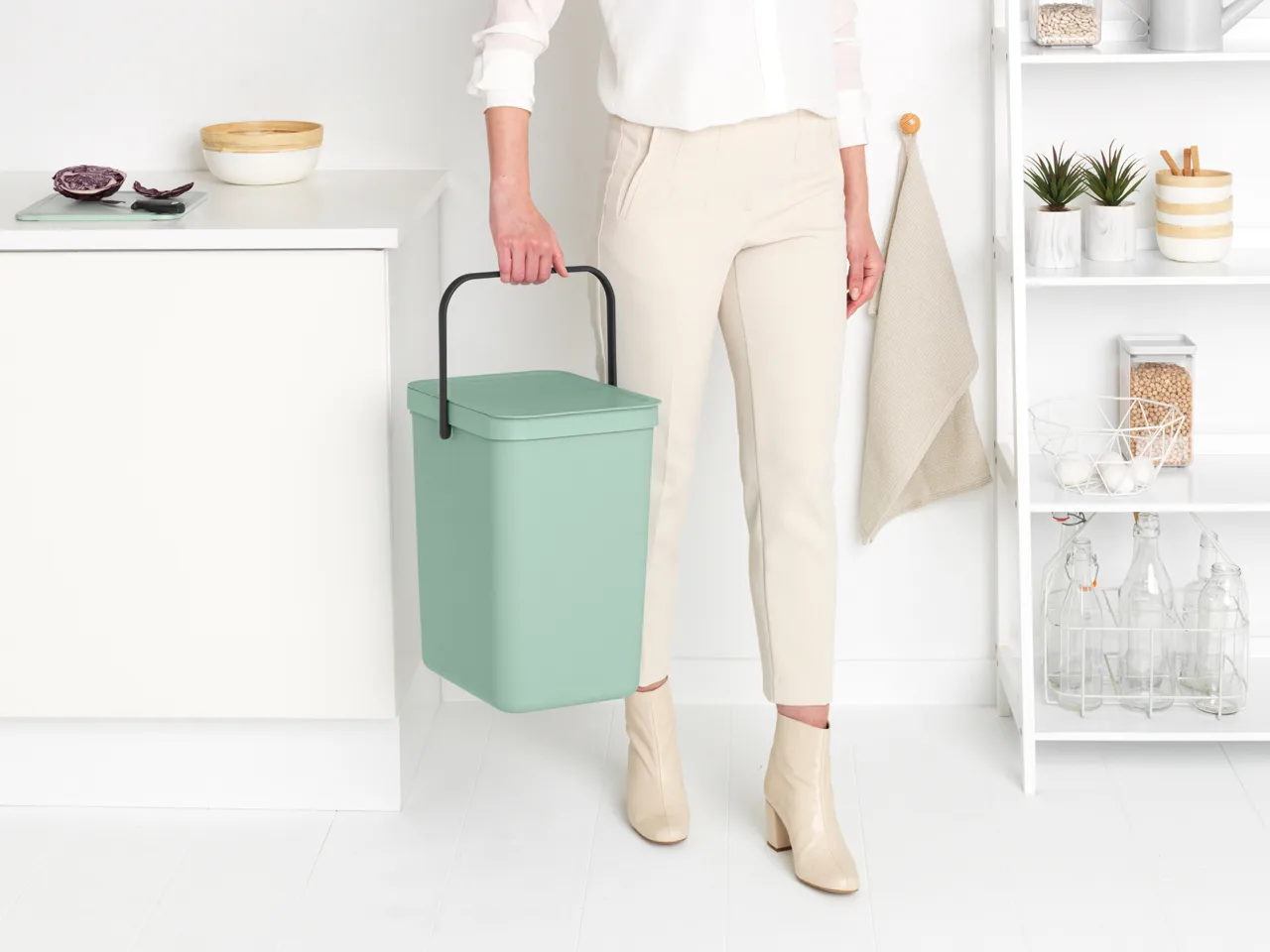 Kosz na odpady Sort & Go 25 l, Jade Green Brabantia