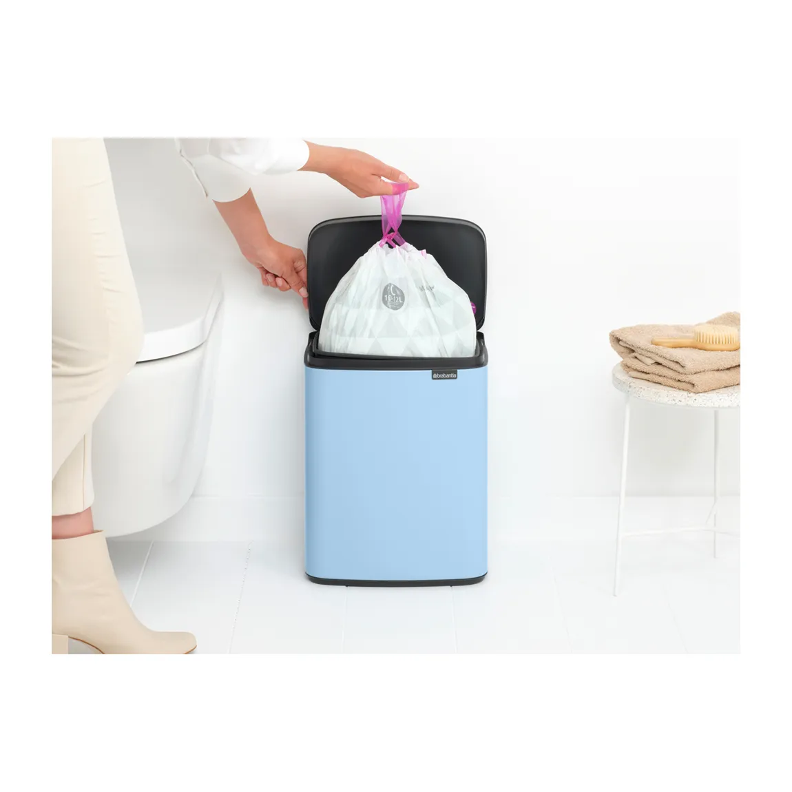 Kosz na śmieci Bo 12 L, Dreamy Blue Brabantia