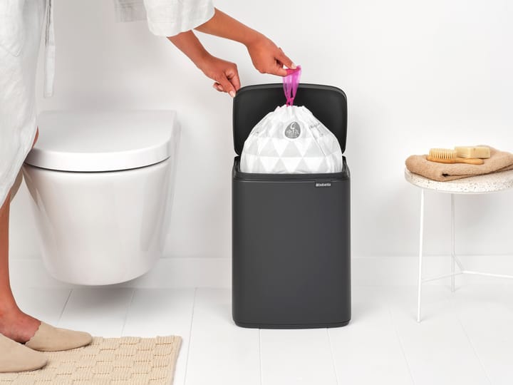 Kosz na śmieci Bo 12 L, Mineral Infinite Szary Brabantia