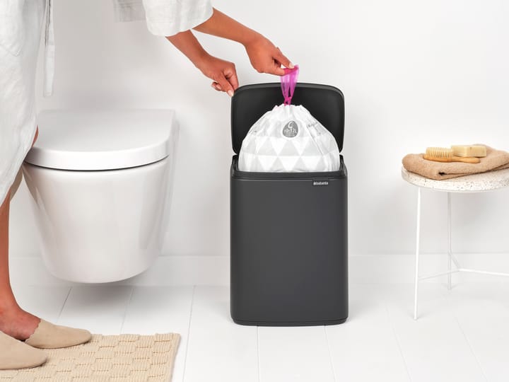 Kosz na śmieci Bo 12 L - Mineral Infinite Szary - Brabantia