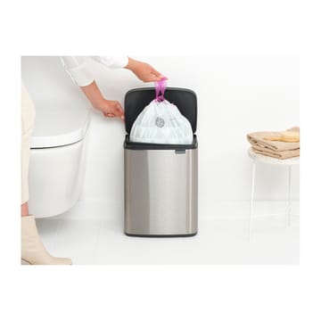 Kosz na śmieci Bo 12 L - Stal szczotkowana matowa - Brabantia