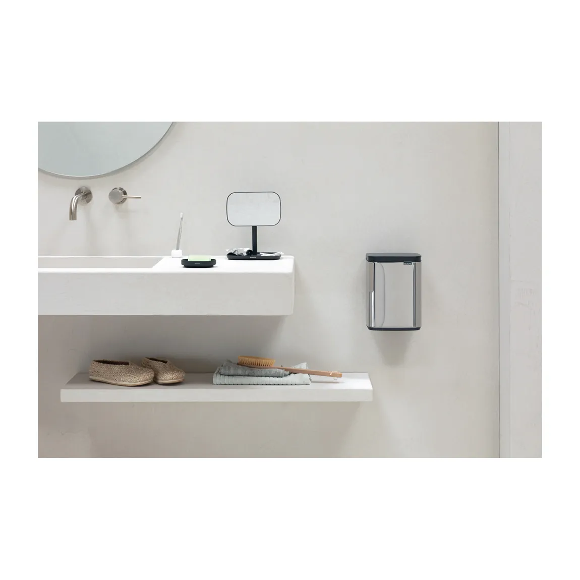 Kosz na śmieci Bo 4 L, Stal szczotkowana na połysk Brabantia