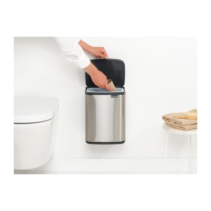 Kosz na śmieci Bo 7 L, Stal szczotkowana matowa Brabantia