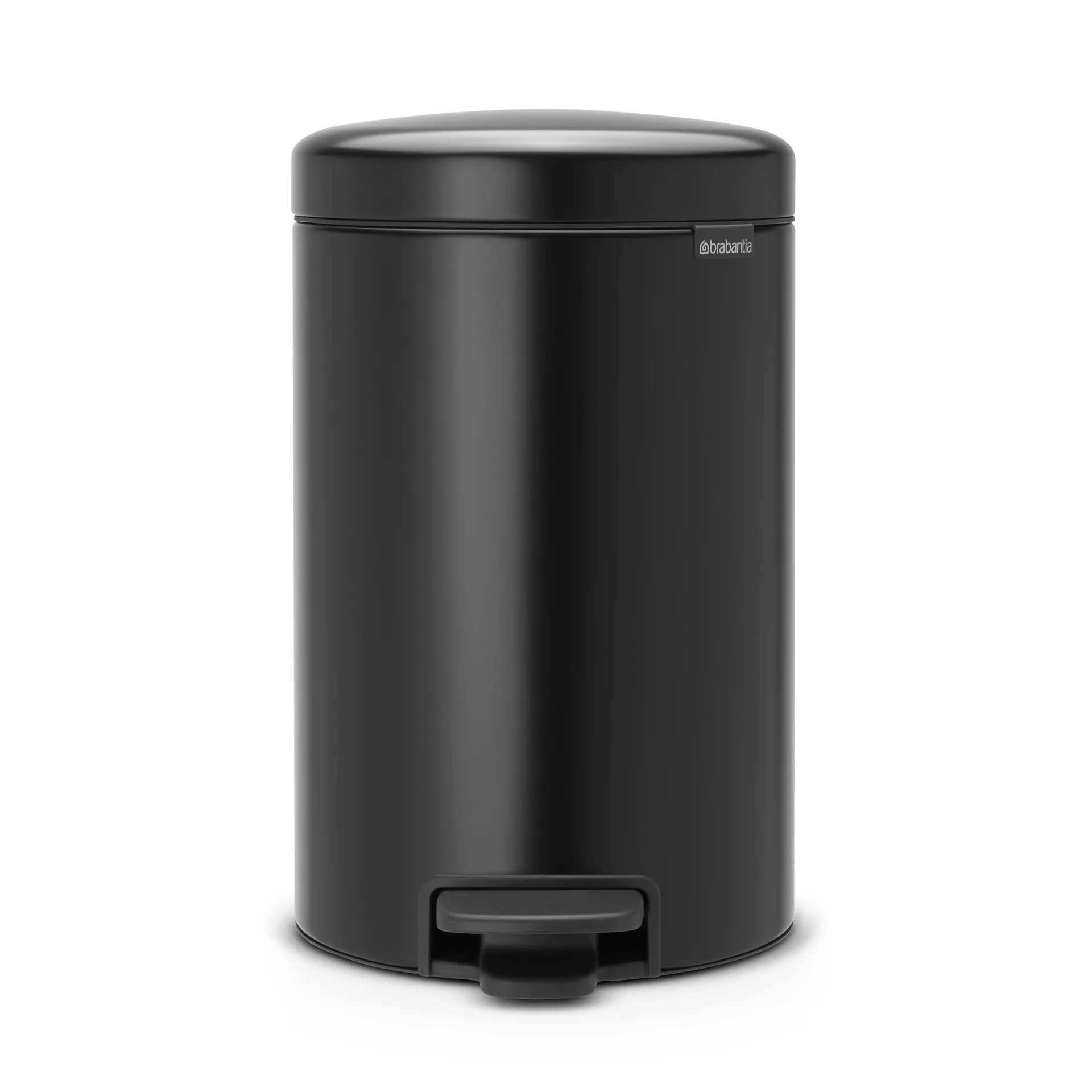 Kosz na śmieci New Icon 12 l, Matt black (czarny) Brabantia