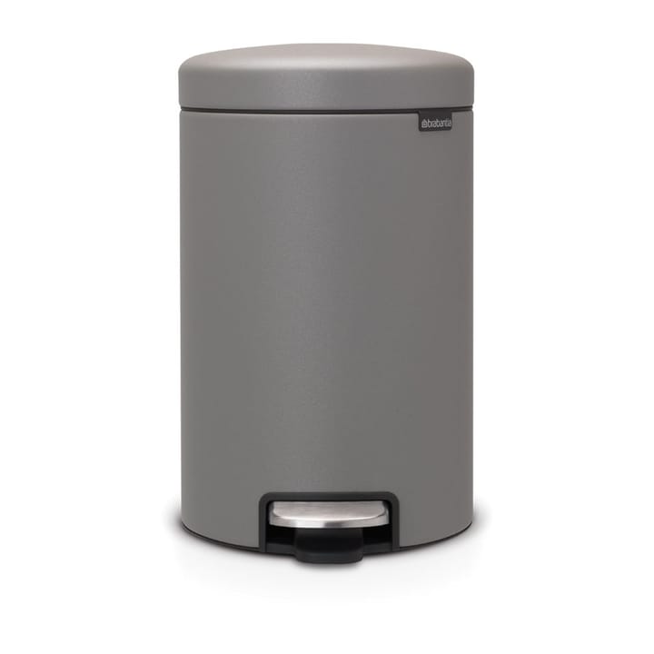 Kosz na śmieci New Icon 12 l - Mineral concrete grey (szary) - Brabantia