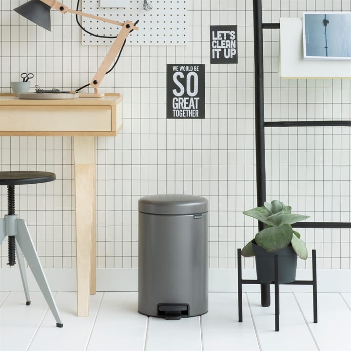 Kosz na śmieci New Icon 12 l, Platinum (platynowy) Brabantia