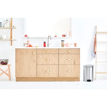 Kosz na śmieci New Icon 20 l - Matt steel fingerprint proof - Brabantia