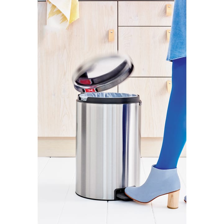 Kosz na śmieci New Icon 20 l, Matt steel fingerprint proof Brabantia