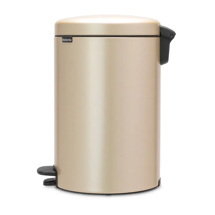 Kosz na śmieci New Icon 20 l, Metallic Gold Brabantia