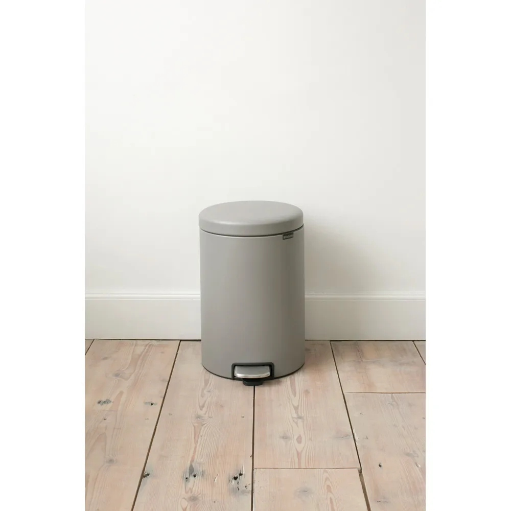 Kosz na śmieci New Icon 20 l, Mineral concrete grey Brabantia