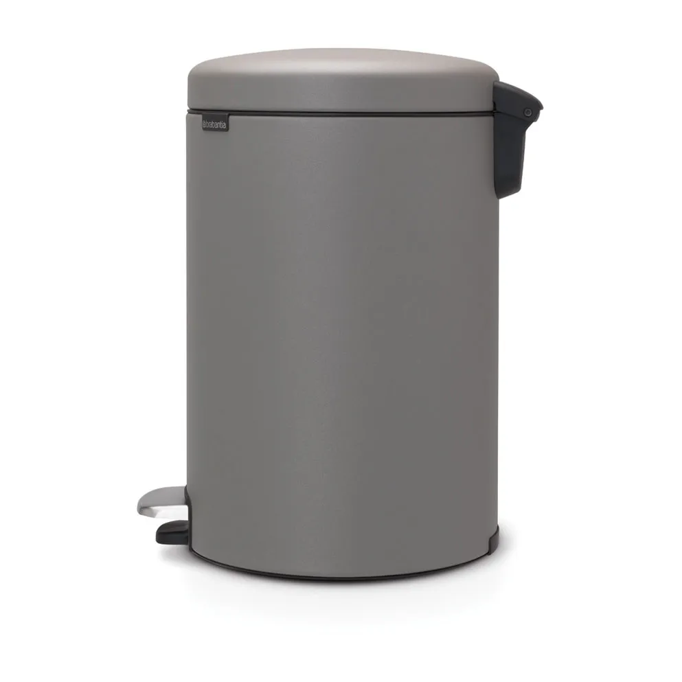 Kosz na śmieci New Icon 20 l, Mineral concrete grey Brabantia