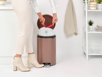 Kosz na śmieci New Icon 20 l - Satin Taupe - Brabantia