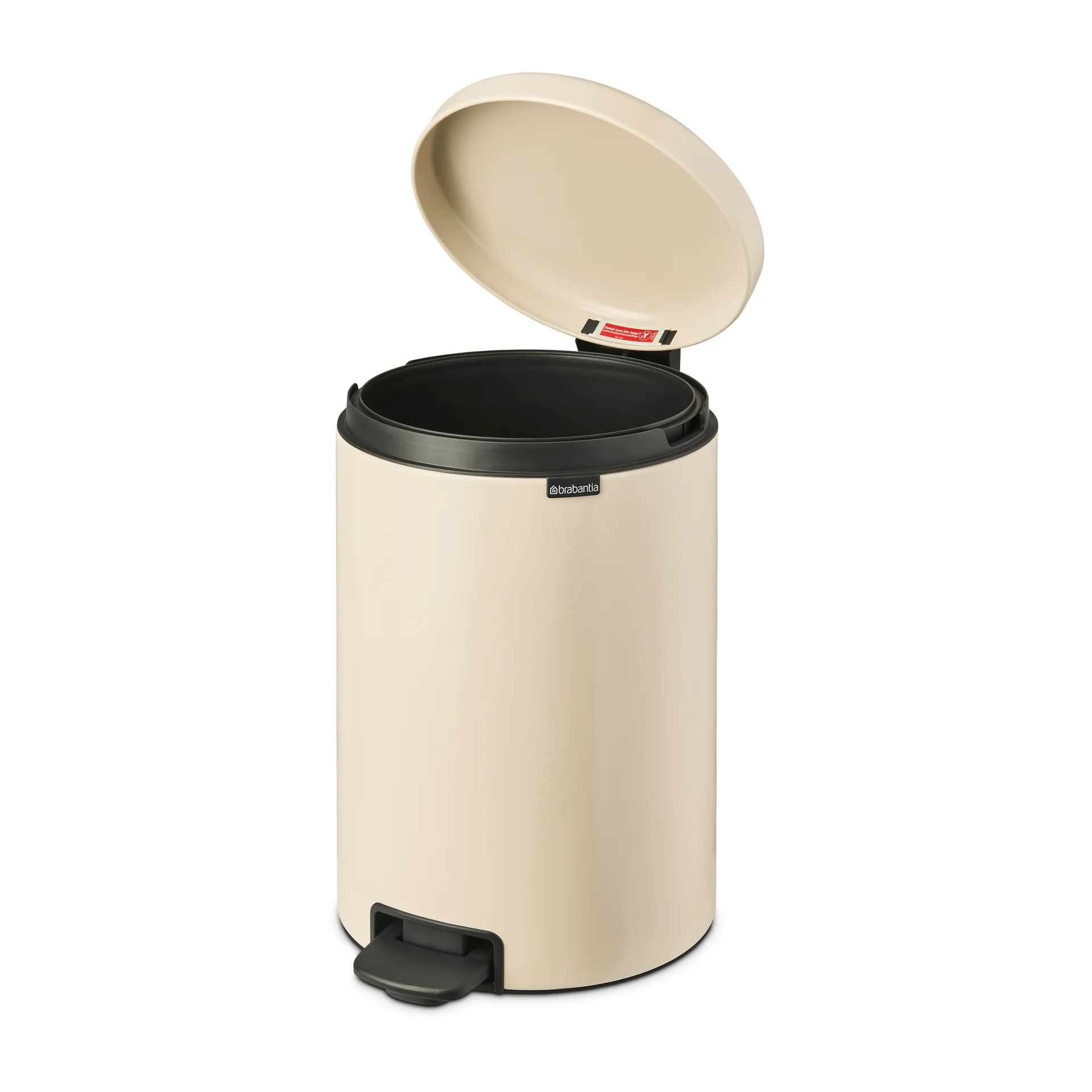 Kosz na śmieci New Icon 20 l, Soft beige Brabantia