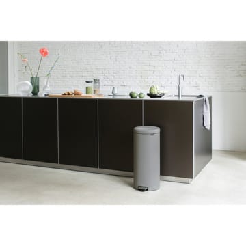Kosz na śmieci New Icon 30 l - Mineral concrete grey - Brabantia