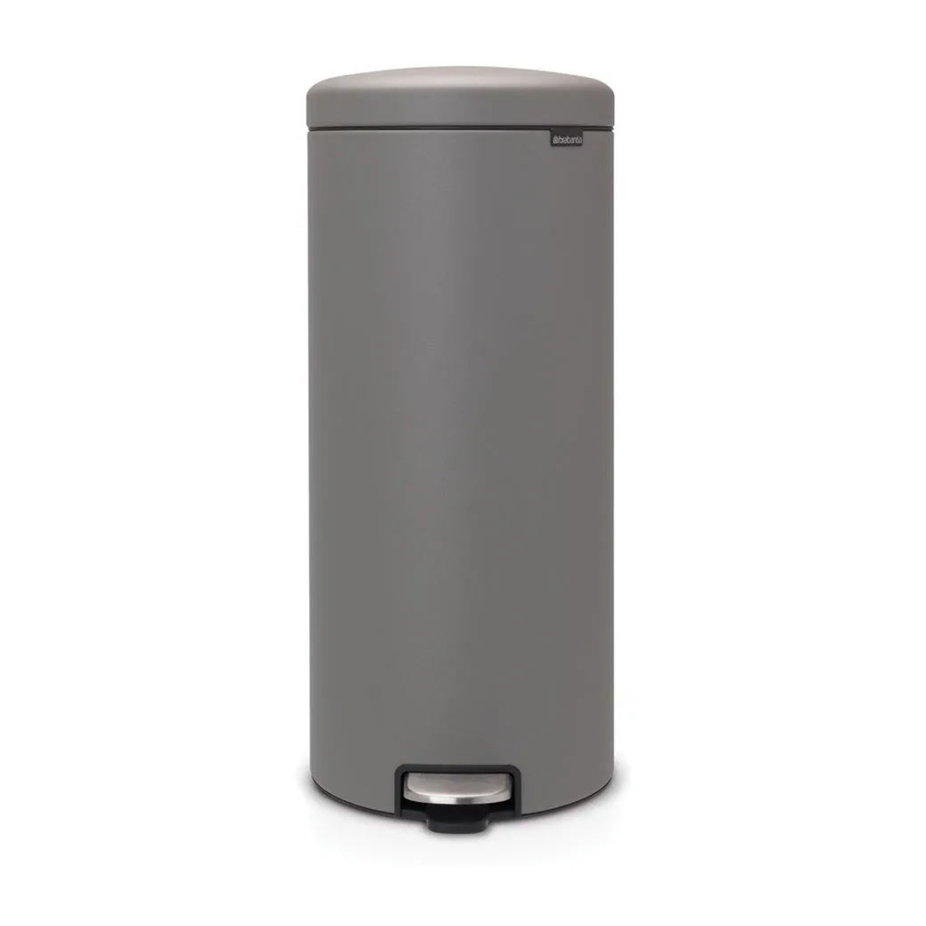Kosz na śmieci New Icon 30 l, Mineral concrete grey Brabantia